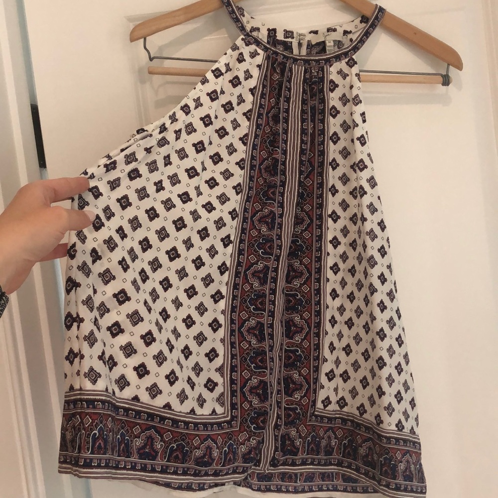 Joie silk halter tank